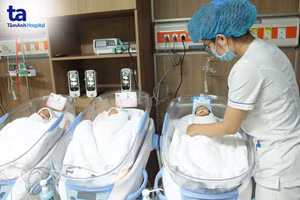3 em bé được chăm sóc tại phòng NICU – Trung tâm Sơ sinh Bệnh viện đa khoa Tâm Anh Thành phố Hồ Chí Minh. Ảnh: BV. 