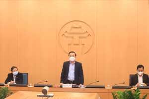 Ông Chử Xuân Dũng kết luận cuộc họp. Ảnh: Phạm Đông.