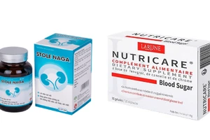 Sản phẩm Stole Naga và Nutricare Blood Sugar đang được quảng cáo gây hiểu nhầm có tác dụng như thuốc chữa bệnh.