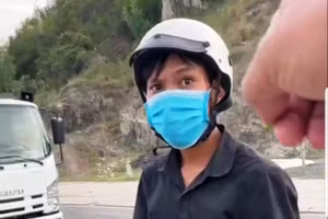 Anh Trần Văn Em. Ảnh cắt từ clip. 