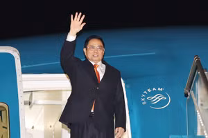 Thủ tướng Phạm Minh Chính rời Hà Nội lên đường dự Hội nghị COP26, thăm làm việc tại Anh và thăm chính thức Pháp. Ảnh: VGP.