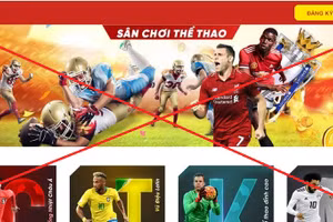 Một trang tin điện tử có dấu hiệu vi phạm pháp luật. Ảnh chụp màn hình.