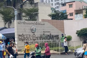 Bệnh viện Nhân dân 115, nơi cấp cứu cho chị N. Ảnh: Hoàng Lê.