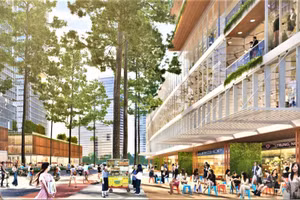 Phối cảnh hạ tầng TP Thủ Đức trong tương lai. Ảnh: Sở Quy hoạch Kiến trúc TP.HCM.