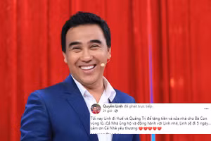 MC Quyền Linh nhận 2,3 tỷ đồng ủng hộ đồng bào miền Trung chỉ... 1 giờ kêu gọi