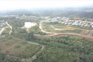 Một góc huyện Kon Plông. Ảnh T.T.