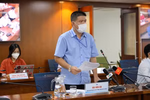 Phó Giám đốc Sở Giao thông - Vận tải TP Hồ Chí Minh Bùi Hoà An. Ảnh: Linh Nhi.