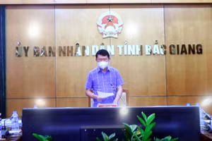 Chủ tịch UBND tỉnh Bắc Giang Lê Ánh Dương. Ảnh: VGP/Đình Nam