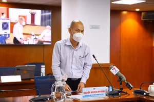 Phó Giám đốc Sở Công Thương TP Nguyễn Nguyên Phương. Ảnh: TTBC.