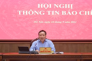 Phó Bí thư Thành ủy Hà Nội Nguyễn Văn Phong. Nguồn: Cổng thông tin điện tử Hà Nội.
