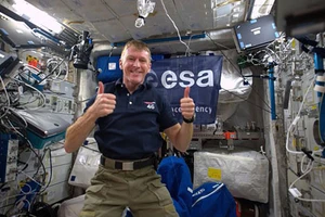 Phi hành gia Tim Peake trên ISS. Ảnh: ESA