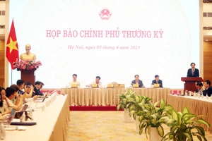 Họp báo Chính phủ thường kỳ tháng 3/2023 