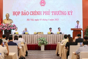 Họp báo Chính phủ thường kỳ tháng 4/2023