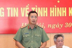 Đại tá Nguyễn Thành Long, Phó Giám đốc Công an TP Hà Nội