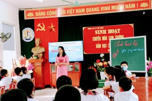 Sinh hoạt chuyên môn cấp trường, cấp cụm được ngành giáo dục Nghệ An áp dụng thường xuyên để trao đổi, chia sẻ kinh nghiệm, phương pháp dạy học.