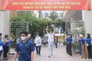 Học sinh Hà Nội tại kỳ thi tốt nghiệp THPT 2023
