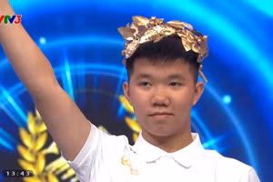 Lê Xuân Mạnh giành vòng nguyệt quế cuộc thi tuần Olympia