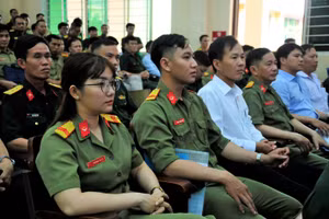 Các đại biểu dự lớp tập huấn.