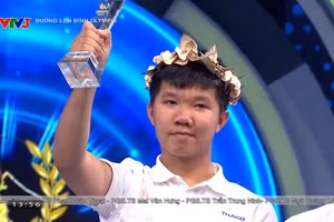 Lê Xuân Mạnh giành vòng nguyệt quế Olympia