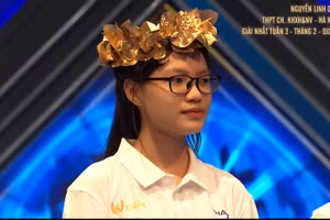 Nguyễn Linh Chi giành vòng nguyệt quế cuộc thi tuần Olympia.
