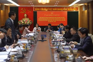 Quang cảnh buổi làm việc.