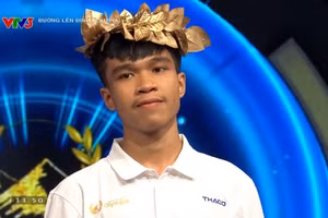 Nam sinh Quảng Ngãi xuất sắc giành vòng nguyệt quế Olympia