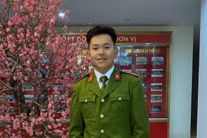 Nam sinh cảnh sát nhân dân giải Nhất cuộc thi Học và làm theo Bác.