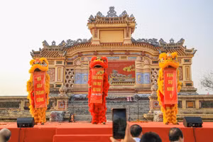 Lễ khai mạc Hội xuân Giáp Thìn 2024. (Ảnh: Hoàng Hải)