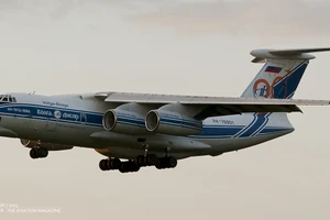 Máy bay quân sự Il-76 của Nga.