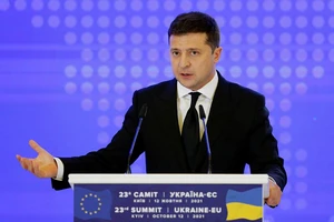 Tổng thống Ukraine Zelensky.