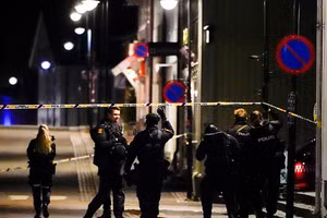 Cảnh sát có mặt tại hiện trường.