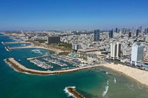 Thành phố Tel Aviv của Israel.