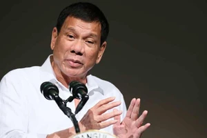 Tổng thống Philippines Duterte.