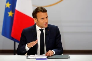 Tổng thống Pháp Emmanuel Macron.