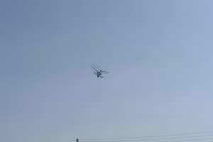 Trực thăng Ka-52 của Nga tuần tra ở Syria.