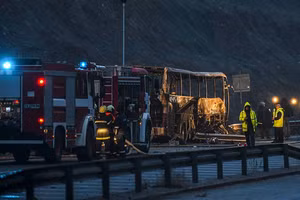 Hiện trường vụ tai nạn.