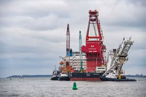 Tàu đặt ống dẫn khí Fortuna tham gia dự án Nord Stream 2.