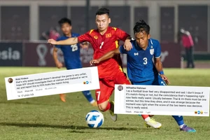 Cổ động viên Indonesia không hài lòng với kết quả U19 Việt Nam hòa Thái Lan 1-1 tối 10/7. 