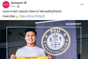 Cổ động viên Thái Lan bình luận sôi nổi khi Siam Sport đưa tin Quang Hải ra mắt Pau FC.