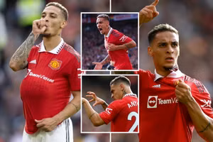 Video: Lập công lần đầu ra mắt, tân binh Man Utd ăn mừng ‘lạ’ 