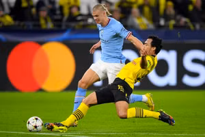 Hòa Dortmund, Haaland và Man City nhận loạt ‘dấu mốc buồn’ tại Champions League 