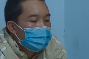 Trương Kiến Đoan tại Cơ quan Công an.