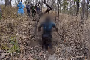 Hiện trường vụ việc. Ảnh: Cơ quan Công an