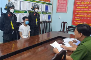 Đối tượng Anh tại cơ quan Công an (ảnh: CACC).