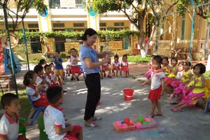 Trường MN Hải Tân, điểm sáng xây dựng trường MN lấy trẻ làm trung tâm