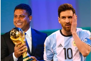 Ronaldo de Lima không muốn đội bóng của Messi vô địch World Cup.