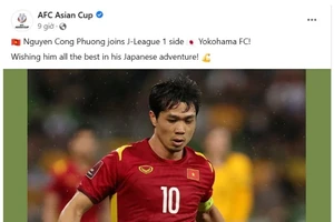 Trang chủ AFC chúc mừng Công Phượng xuất ngoại thi đấu.