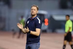 HLV Mano Polking hài lòng với chiến thắng của Thái Lan trước Myanmar.