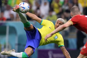 Richarlison đoạt giải thưởng bàn thắng đẹp nhất World Cup 2022.