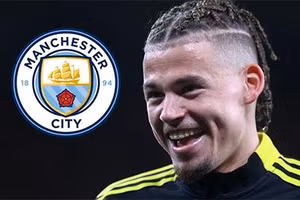 Kalvin Phillips chuẩn bị cập bến Man City